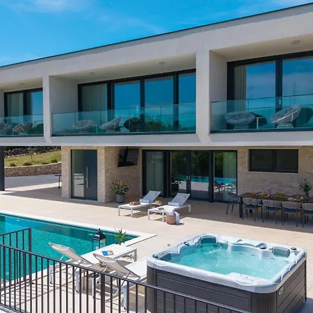 Hillside Gem Heated Pool,hottub,billiard Villa Imotski
